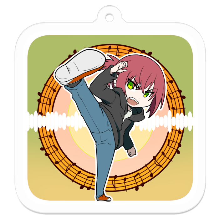 アクリルキーホルダー - 50 x 50 (mm)