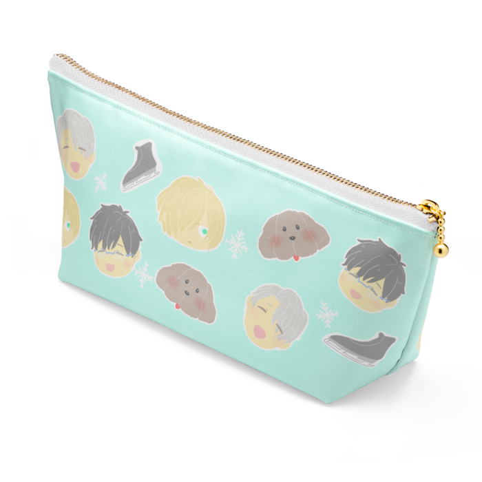 ポーチ - 長さ21.5cm / 高さ10cm - ホワイト
