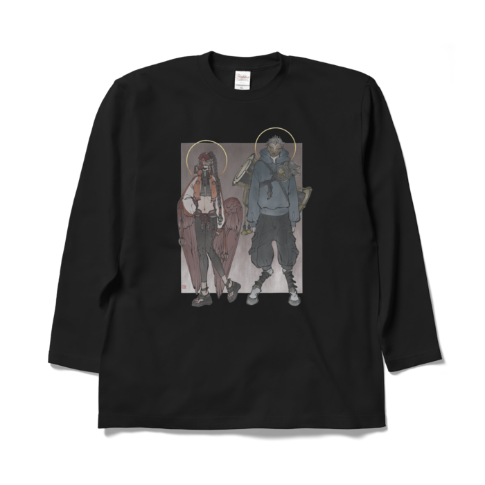 ロングスリーブTシャツ - XL - ブラック