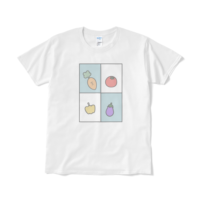 お野菜さんTシャツ（短納期） - L - ホワイト
