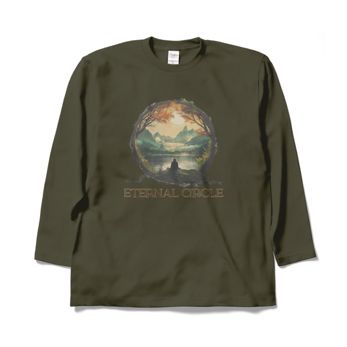 ロングスリーブTシャツ - XL - アーミーグリーン
