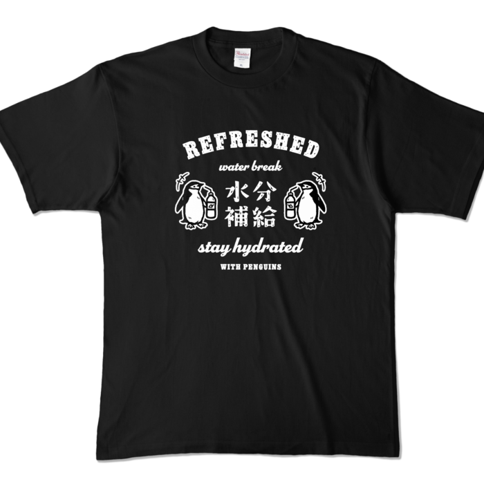 カラーTシャツ - XL - ブラック (濃色)