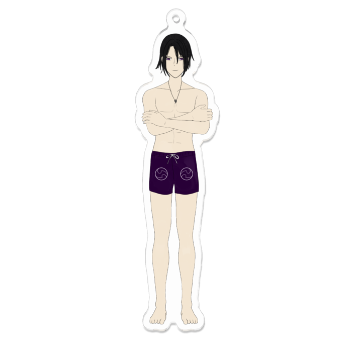 アクリルキーホルダー（コーティング） - 100 x 100 (mm)