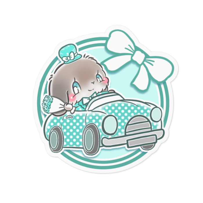 ステッカー - 100 x 100 (mm)