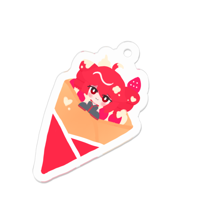 アクリルキーホルダー - 50 x 50 (mm)