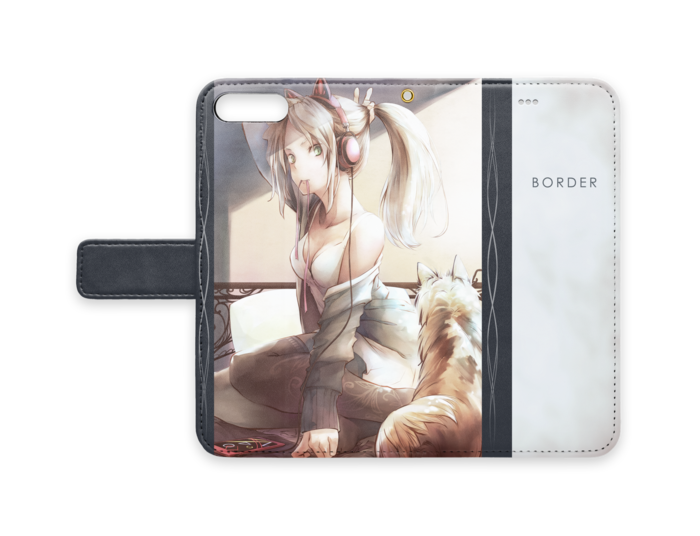 手帳型iPhoneケース - iPhone 8 Plus / 7 Plus - ストラップ穴 あり
