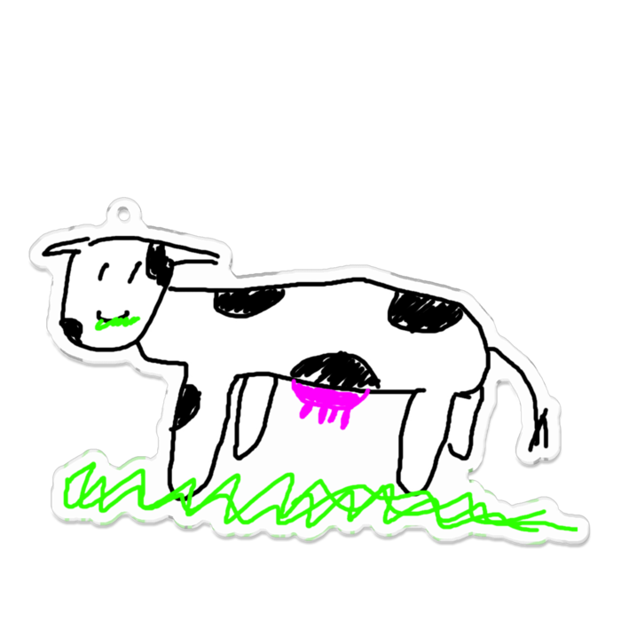 アクリルキーホルダー - 100 x 100 (mm)