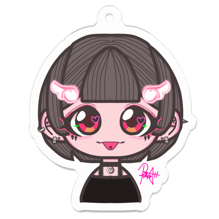 アクリルキーホルダー - 50 x 50 (mm)