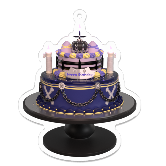 アクリルキーホルダー - 70 x 70 (mm)