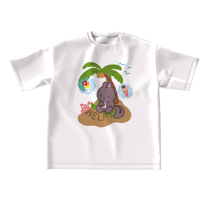 ビッグシルエットTシャツ - L - 正面