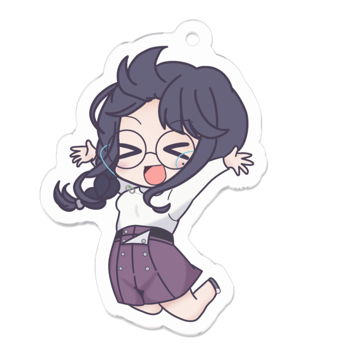 アクリルキーホルダー - 50 x 50 (mm)