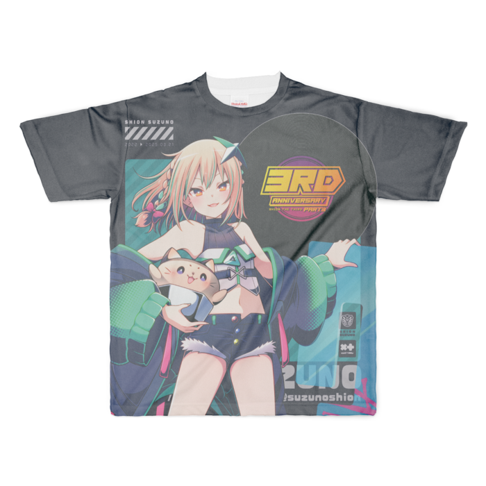 フルグラフィックTシャツ - XL - 両面印刷