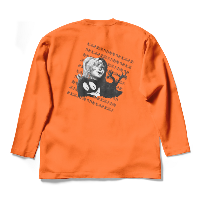 ロングスリーブTシャツ - L - オレンジ