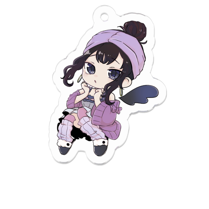 アクリルキーホルダー - 50 x 50 (mm)