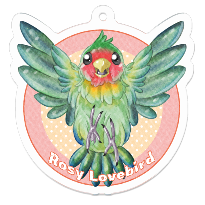 アクリルキーホルダー - 50 x 50 (mm)