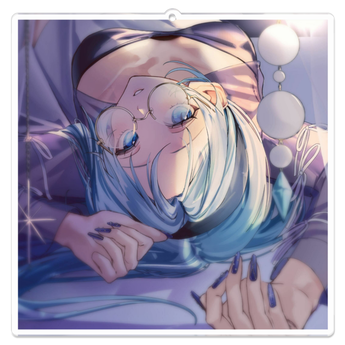 アクリルキーホルダー - 100 x 100 (mm)