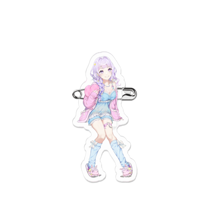 アクリルバッジ - 70 x 70 (mm)