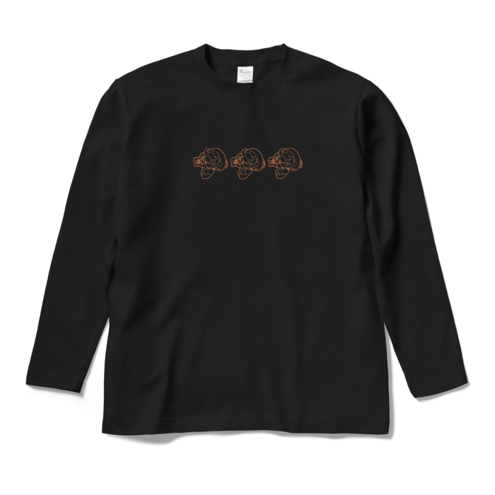 ロングスリーブTシャツ - M - ブラック(ゆるヒャマ)