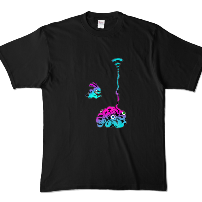 カラーTシャツ - XL - ブラック (濃色)(3)