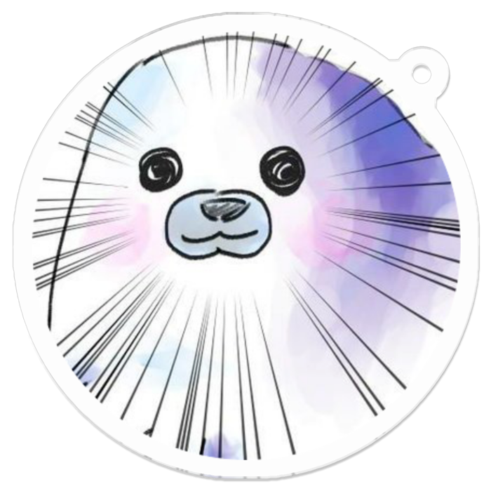 アクリルキーホルダー - 50 x 50 (mm)