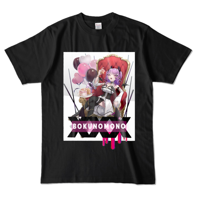 カラーTシャツ - L - ブラック (濃色)