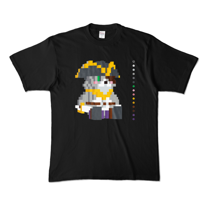 カラーTシャツ - XL - ブラック (濃色)