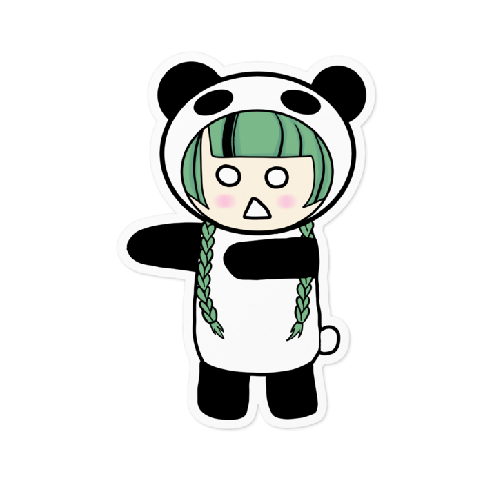 シン･ニトぱんちゃんステッカー - 100 x 100 (mm)