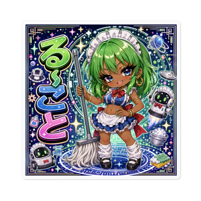 ステッカー - 100 x 100 (mm)