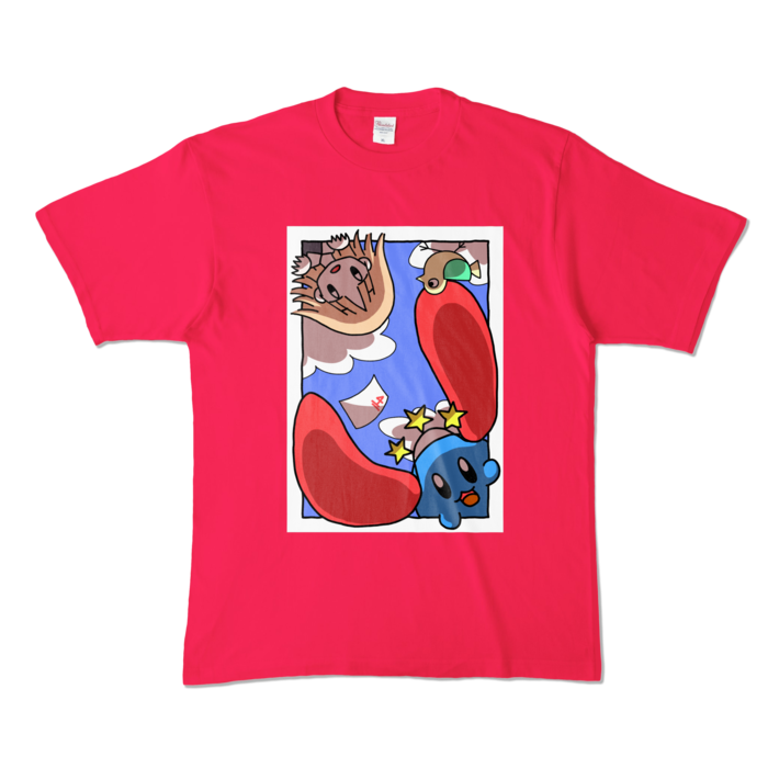 カラーTシャツ - XL - ホットピンク (濃色)