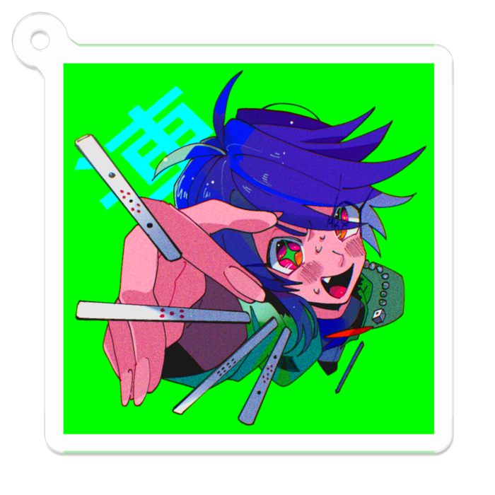 連荘 有栖川帝統アクキー 改 めくれた肉と色素沈着 Booth