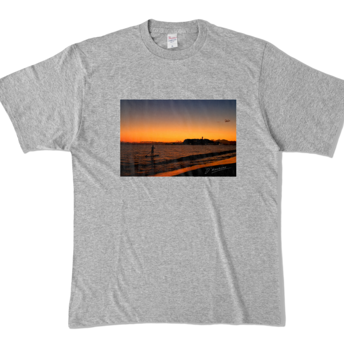 カラーTシャツ - XL - 杢グレー (濃色)