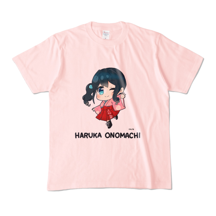 小野町春香_オリジナルTシャツ2025　ライトピンクM