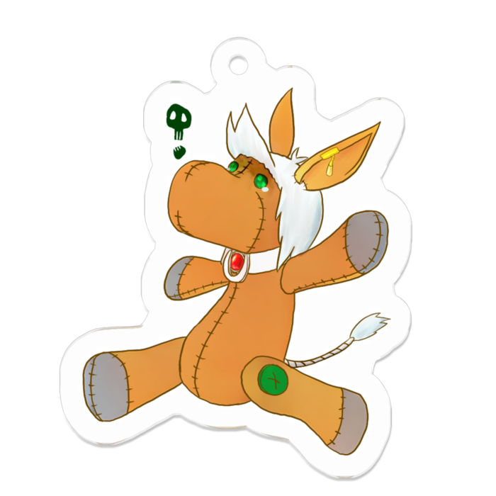 アクリルキーホルダー - 50 x 50 (mm)