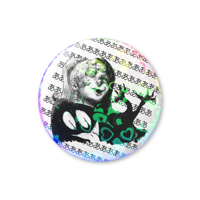 ホログラム缶バッジ - 44mm