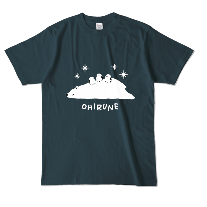 カラーTシャツ - L - デニム (濃色)