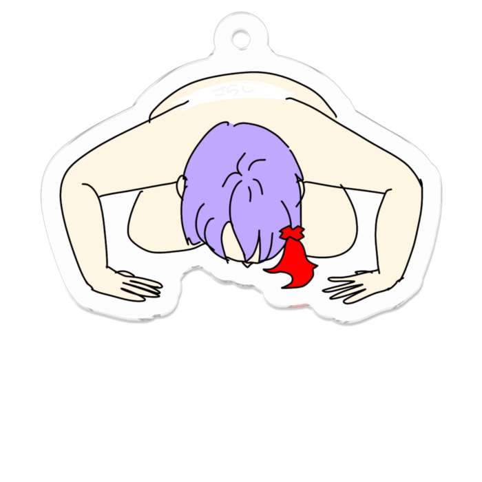 アクリルキーホルダー - 50 x 50 (mm)