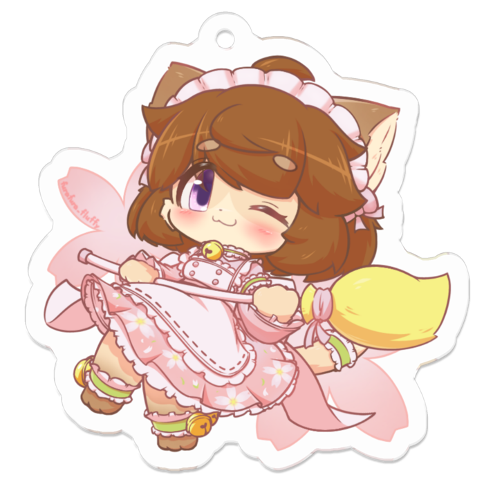 アクリルキーホルダー - 50 x 50 (mm)