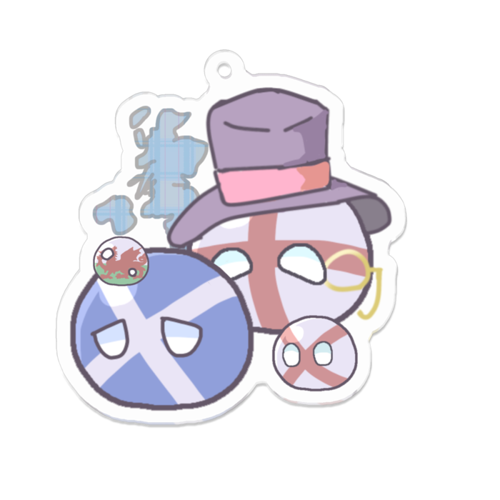 アクリルキーホルダー - 70 x 70 (mm)