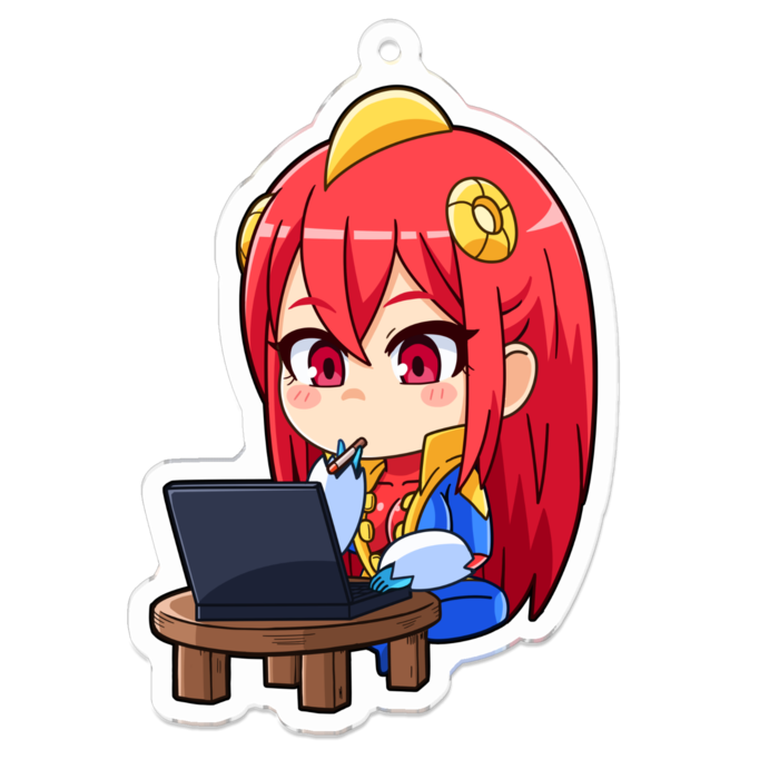 アクリルキーホルダー(コーティング) - 70 x 70 (mm)