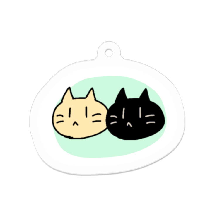 アクリルキーホルダー - 50 x 50 (mm)(1)