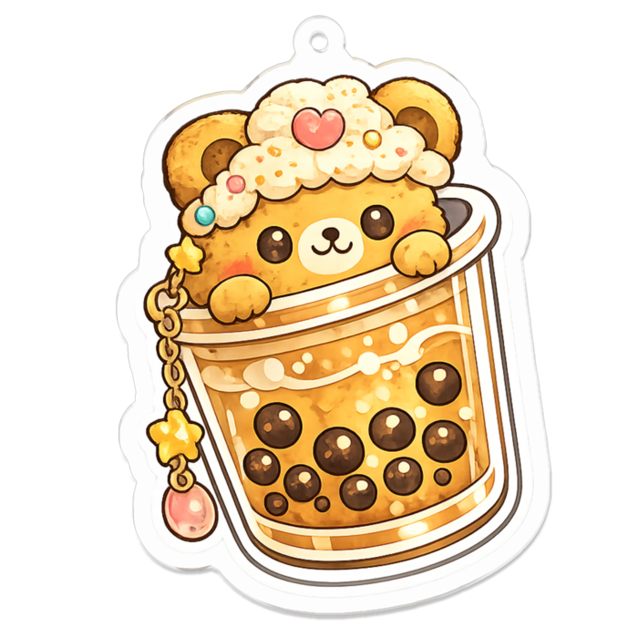 アクリルキーホルダー - 70 x 70 (mm)