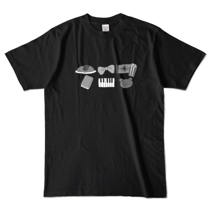 カラーTシャツ - L - ブラック (濃色)(1)