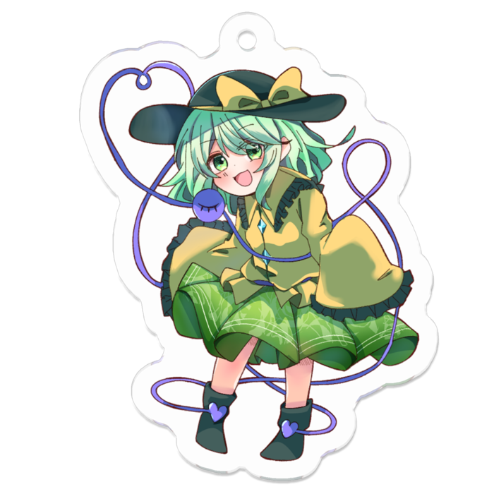 アクリルキーホルダー - 50 x 50 (mm)