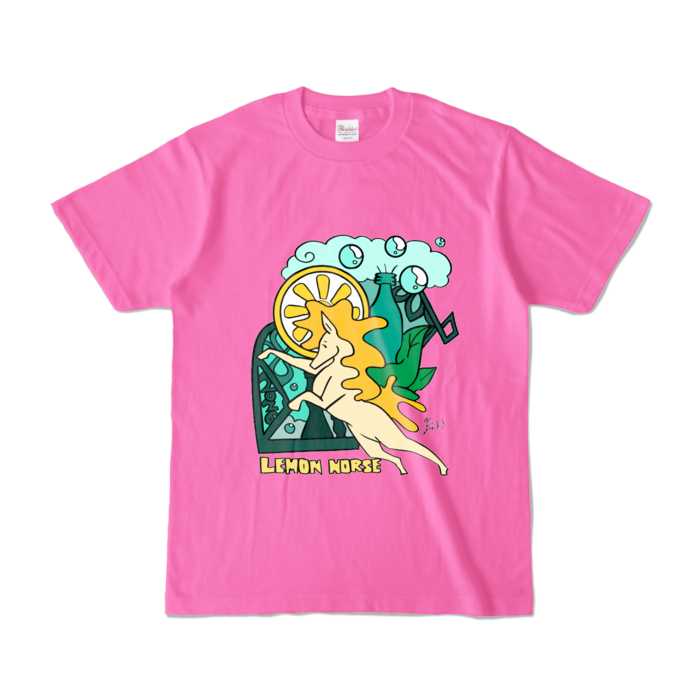 カラーTシャツ - S - ピンク (濃色)