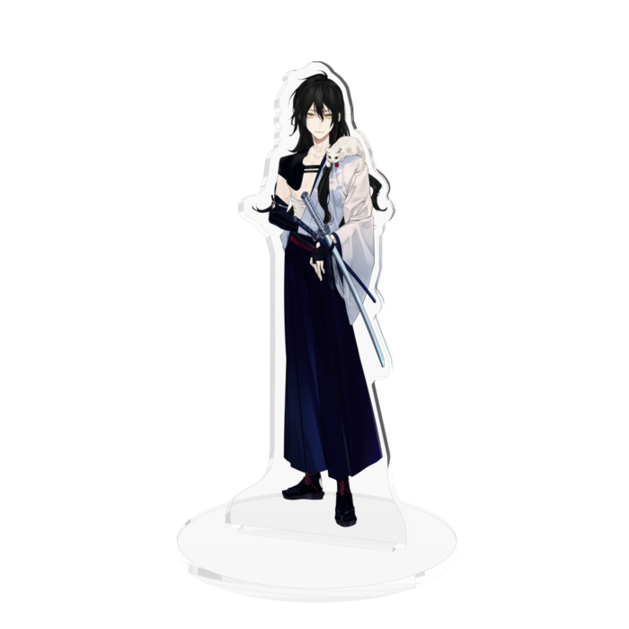 新 立ち絵吾猫無名 刀剣和装ver アクリルフィギュア 100x100mm 計12種 吾猫無名 Vtuber Booth 新 立ち絵吾猫無名 刀剣和装ver アクリルフィギュア 100x100mm 計12種 吾猫無名 Vtuber Booth