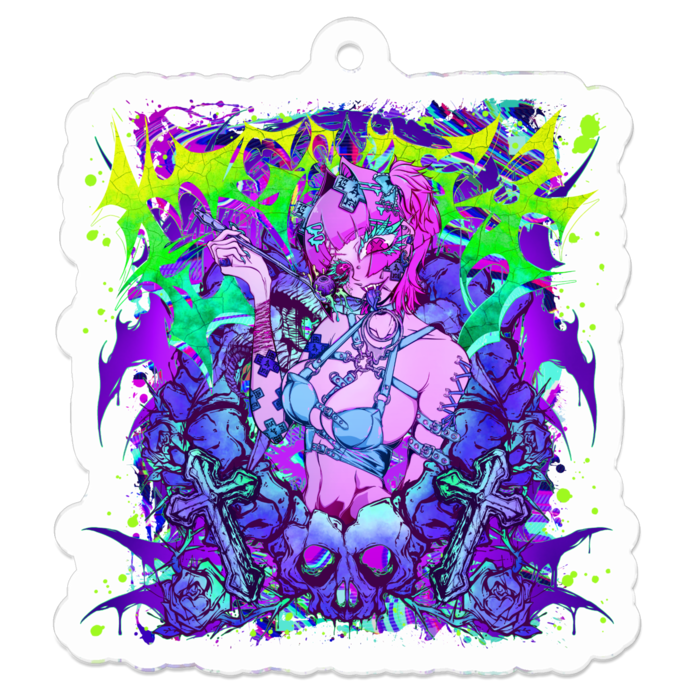 アクリルキーホルダー - 50 x 50 (mm)