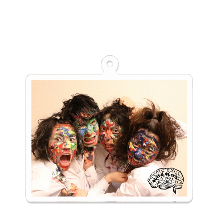 アクリルキーホルダー（コーティング） - 70 x 70 (mm)