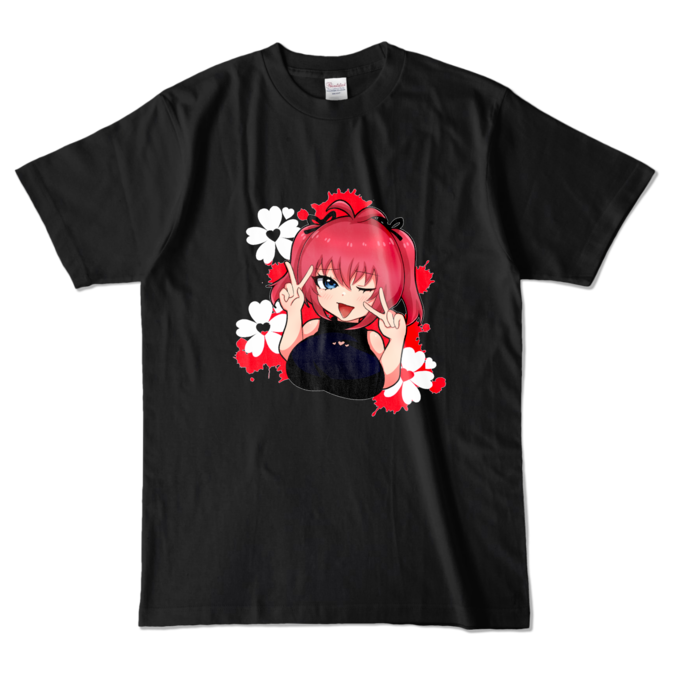 カラーTシャツ - L - ブラック (濃色)