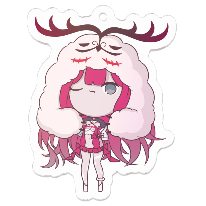 アクリルキーホルダー - 50 x 50 (mm)