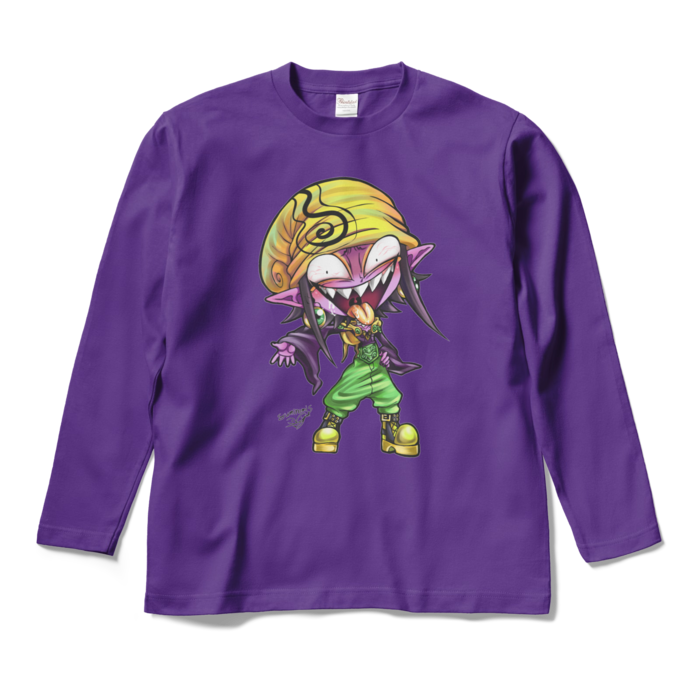 ロングスリーブTシャツ - M - パープル